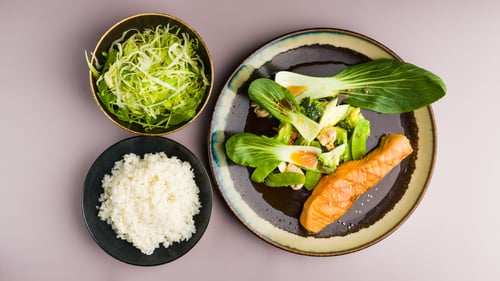 70. Lachs Teriyaki