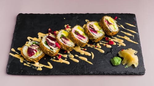 104 Crunchy Gemüse Homemade Roll