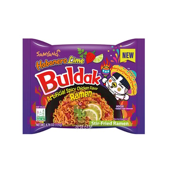 Buldak Hot Chicken Flaver Habanero Lime 