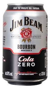Jim Beam Cola Zero 330ml vol.alc 10%