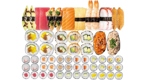 Sushi-Meister Partybox (64 Stück)