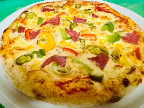 Pizza Alla Diavola Groß