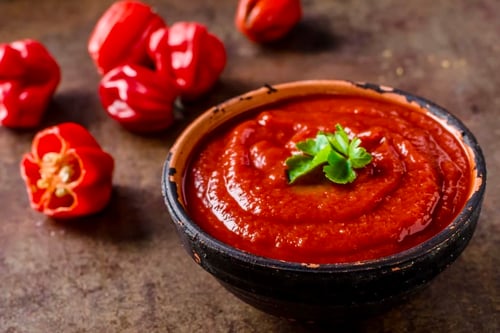 scharfe Sauce