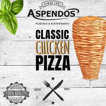 Hähnchen Pizza