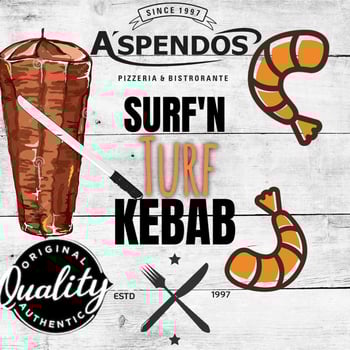 "Surf ‘N’ Turf" Kebab