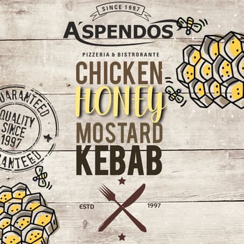 Chicken "Honey Mostard" Kebab