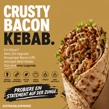 Crusty Bacon Kebab