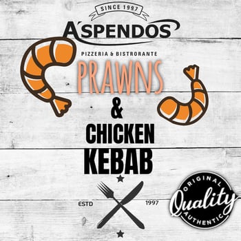 Prawns & Chicken Kebab