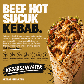 Beef Hot Sucuk Kebab