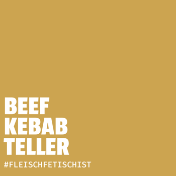 Beef Kebab Teller Beef Kebab Teller
