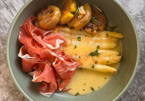 Spargel Paramschinken