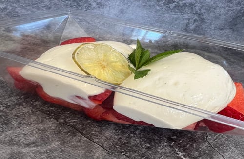 Frische Erdbeeren mit Mascarponecreme