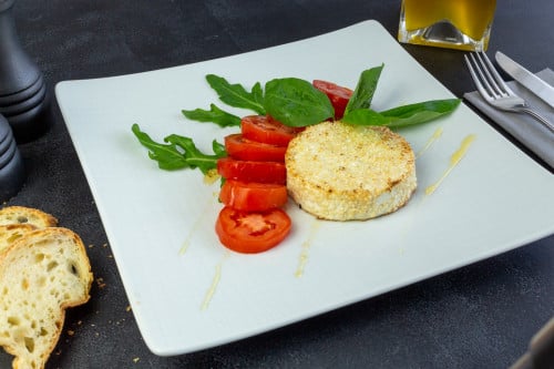 Ziegenkäse gratiniert	