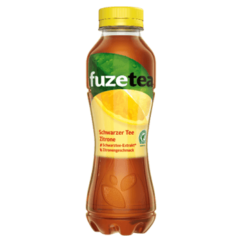 Fuze Tea Zitrone 0,4l - (7,47€/Liter zzgl. 0,25€ Pfand)