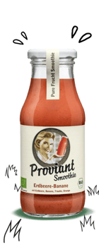 Proviant Smoothie Erdbeere-Banane