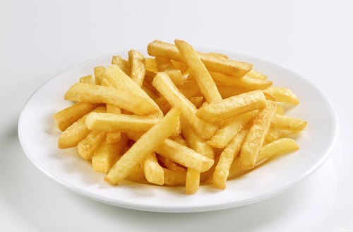 Pommes frites-Teller