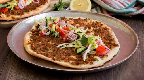 Lahmacun ohne Dönerfleisch