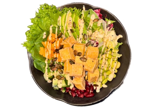 Autumn Special: Pumpkin-Tofu Bowl Autumn Special: Pumpkin-Tofu Bowl