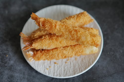 Fried Shrimp mit Sauce