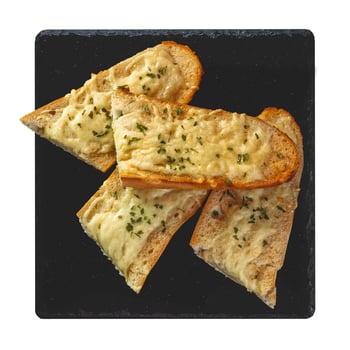 Knoblauch Baguette Goudakäse