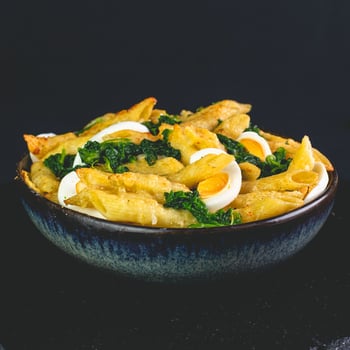 Blattspinat-Ei Gratin