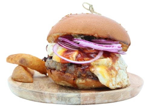 Egg & Bacon Burger Egg & Bacon Burger