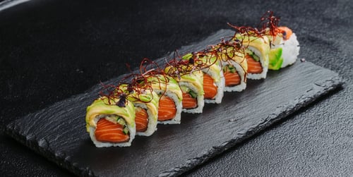 S66 Avocado Rainbow Roll