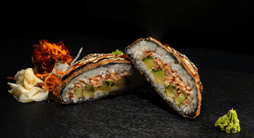 Sushi Burger mit Lachs (fried): Ein MUST TRY aus unserer Fusion Küche!