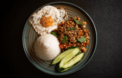 Thai Basil Chicken  (Pad Kra Pao Gai)