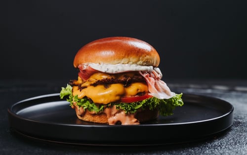 Smashed Beef Trüffel Parmaschinken Burger