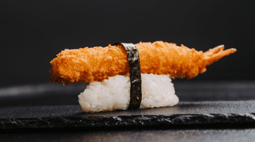 S19 Ebi Tempura Nigiri