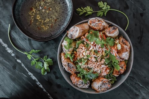 L2 Bun Nem Hanoi (Vietnamesischer Frühlingsrollensalat)