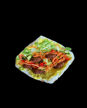 Smashed Falafel Kebap
