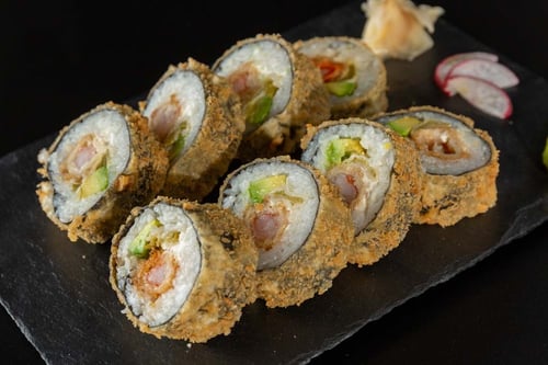 Ebi Tempura Hot  Roll 8stück	