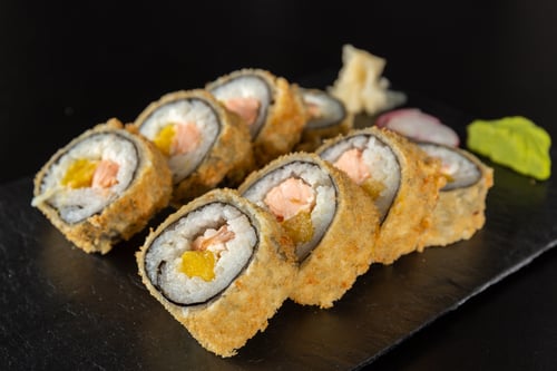 Lachs Hot Roll  8stück 	
