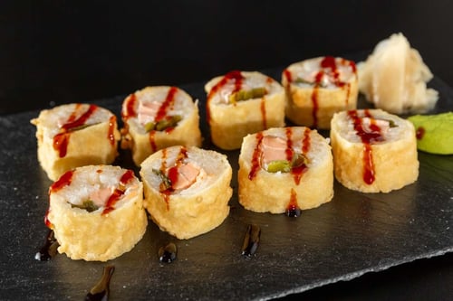 Harumaki Lachs 8stück
