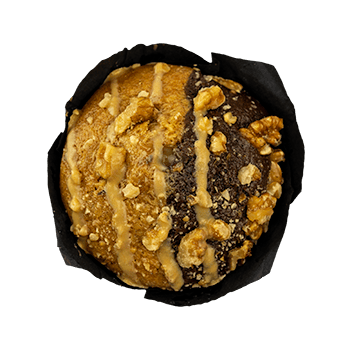 Muffin Gesalzenes Karamell Nuss