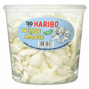 Original Haribo weiße Mäuse