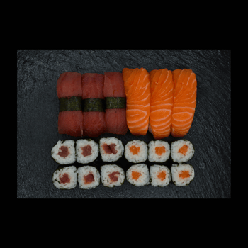 Sushi Salmon Tuna Sushi Salmon Tuna