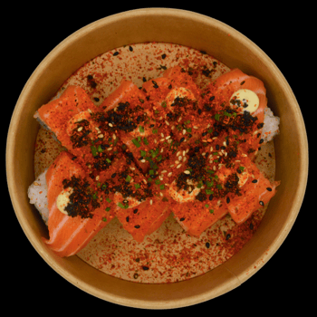 Special Soft Shell Spicy Salmon Special Soft Shell Spicy Salmon