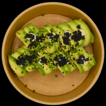 Special Soft Shell Avocado Salmon Roll Special Soft Shell Avocado Salmon Roll