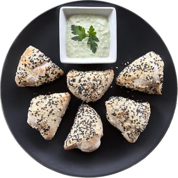 6 Sesam Pizzabrötchen