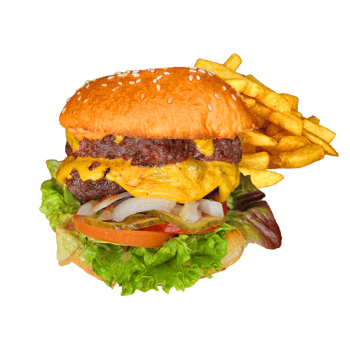 Triple-Cheese-Burger (300g)