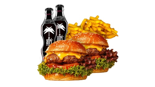 Doppel Burger Menü