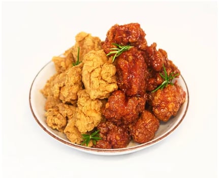 Dakgangjung-Soße + knuspriges Hühnchen