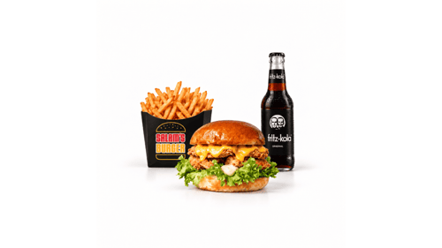 Chicken Cheeseburger Menü Chicken Cheeseburger Menü