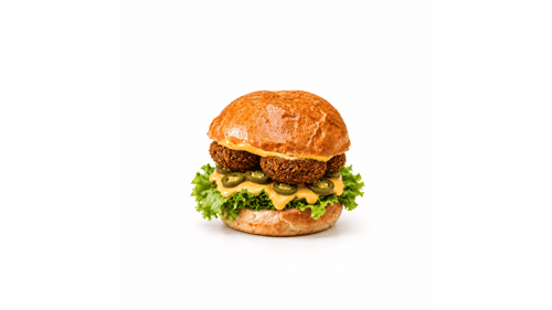 Veggie Chili Cheeseburger