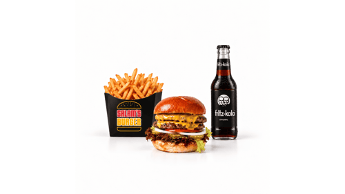 Double Cheeseburger Menü