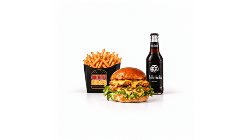 Chicken Chili Cheeseburger Menü