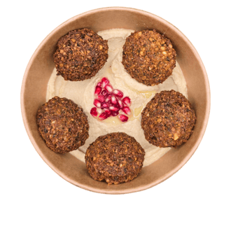 BOWL Hummus en falafel